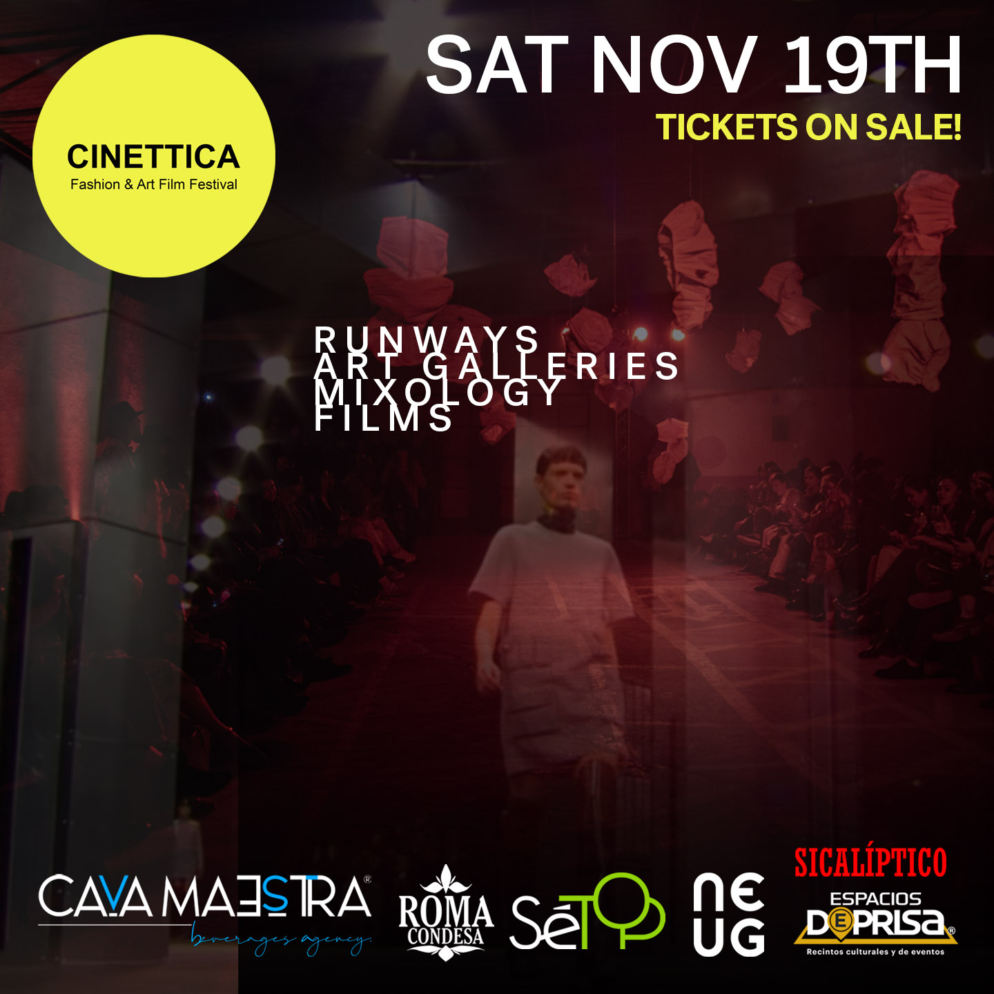 Cinettica el festival alternativo de Arte, Cine y Moda que nació en la escena de Manhattan presentará su quinta edición 19 de Noviembre en la CDMX.