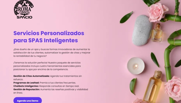 SPA´s Inteligentes ", ¡No esperes más para transformar tu negocio! Con RomaCondesa, tendrás todas las herramientas que necesitas para alcanzar el éxito en el mundo digital."