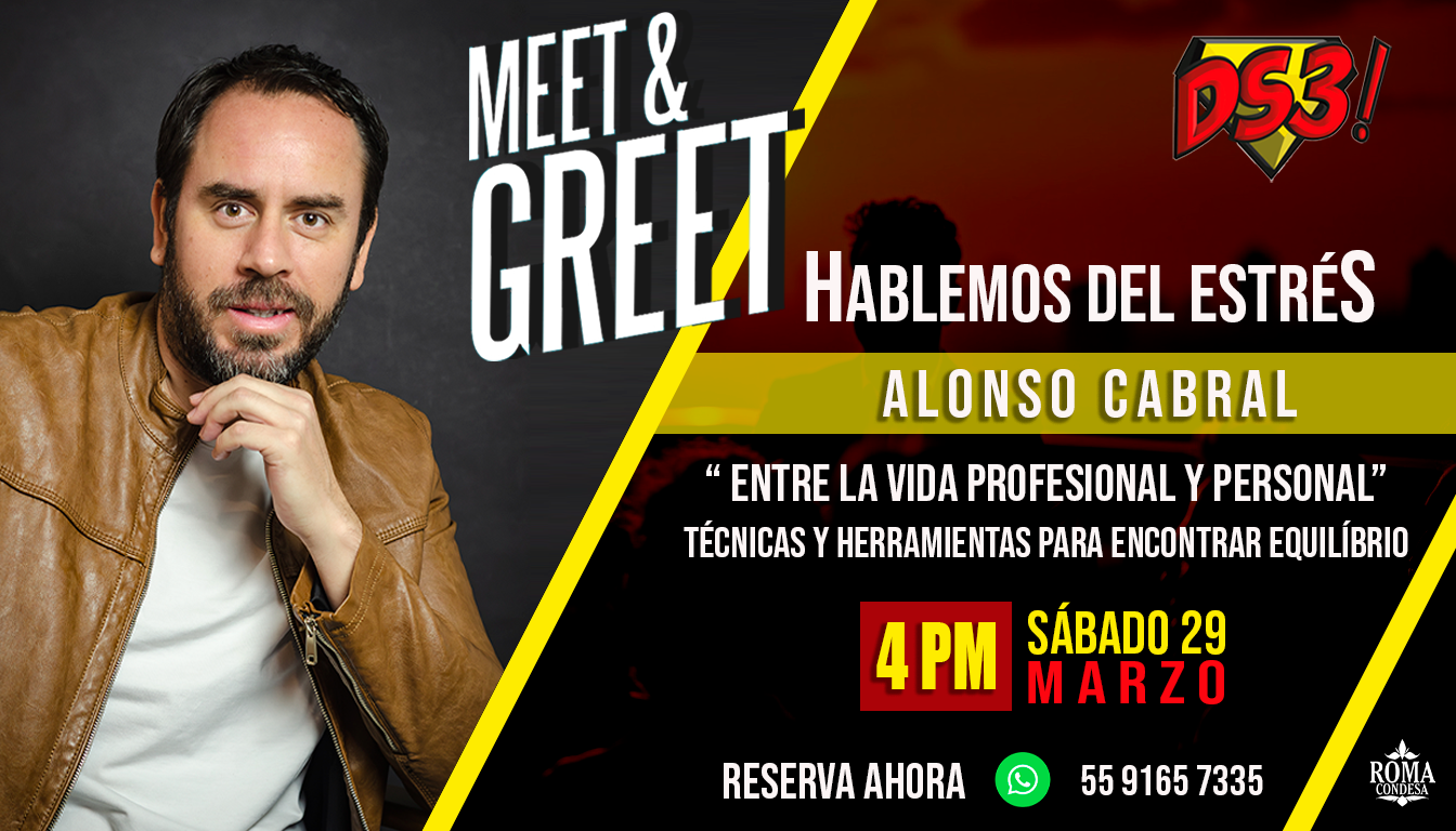 Domina el Estrés como un Campeón: Meet & Greet con Alonso Cabral, Experto en Comunicación Deportiva